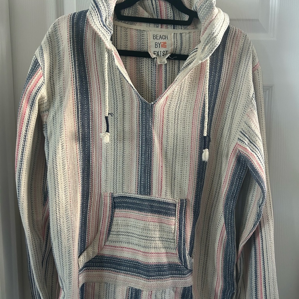 Striped oversized Baja Hoodie